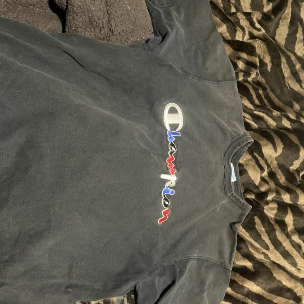 Large Black Champion Shirt